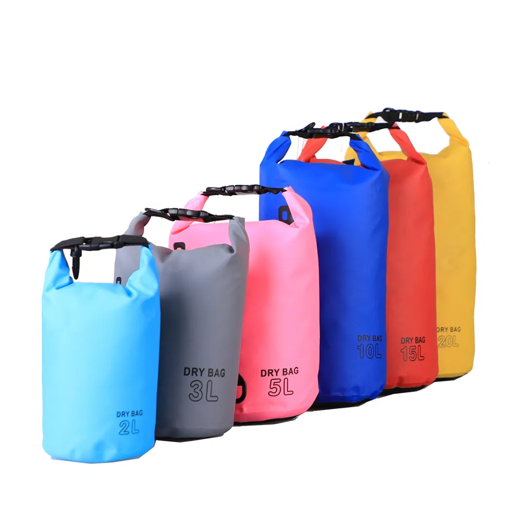 Waterproof Dry Bag 2L 10L 15L 20L 30L Custom PVC Sack Rafting Camping Hiking Backpack Kayak Ocean Pack Sport Beach Gear Dry Bag